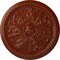 Ekena Millwork Swindon Ceiling Medallion (Fits Canopies up to 2 7/8"), Hand-Painted Firebrick, 16 7/8"OD x 1 1/2"P CM16SWFIF - alternate 1